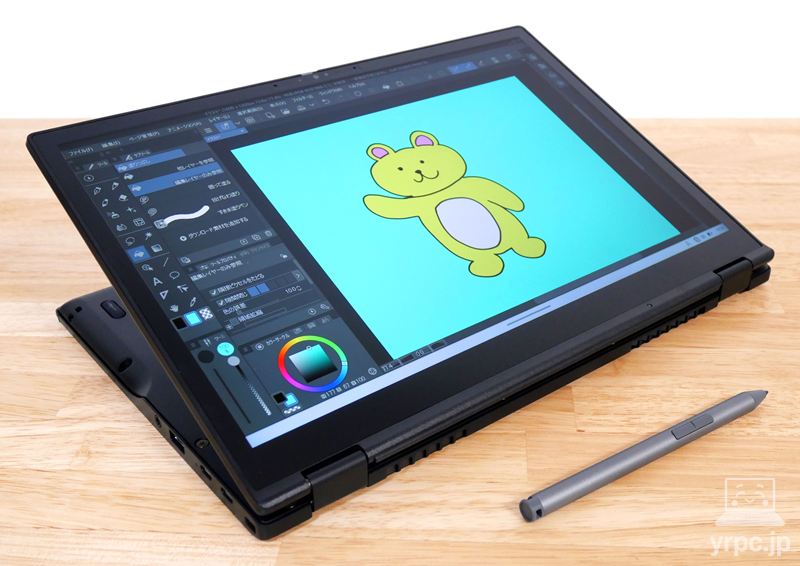 ペンでの描き心地チェック