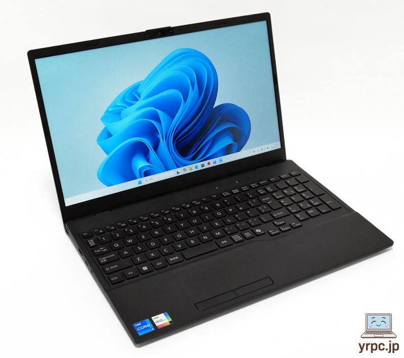 富士通 FMV WE1-K3の外観。斜め上から