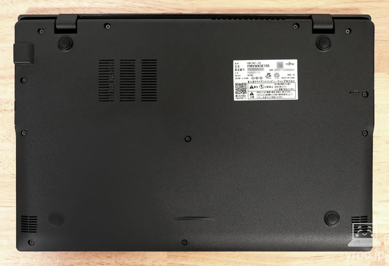 FMV WE1-K3の底面