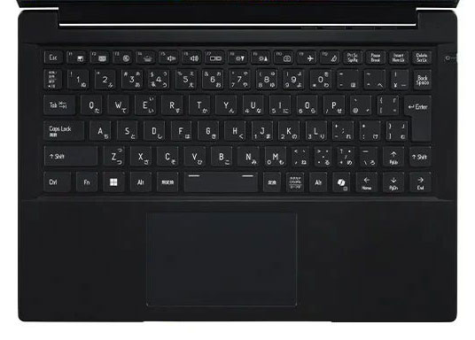 ドスパラ THIRDWAVE F-14PN5Aのキーボード