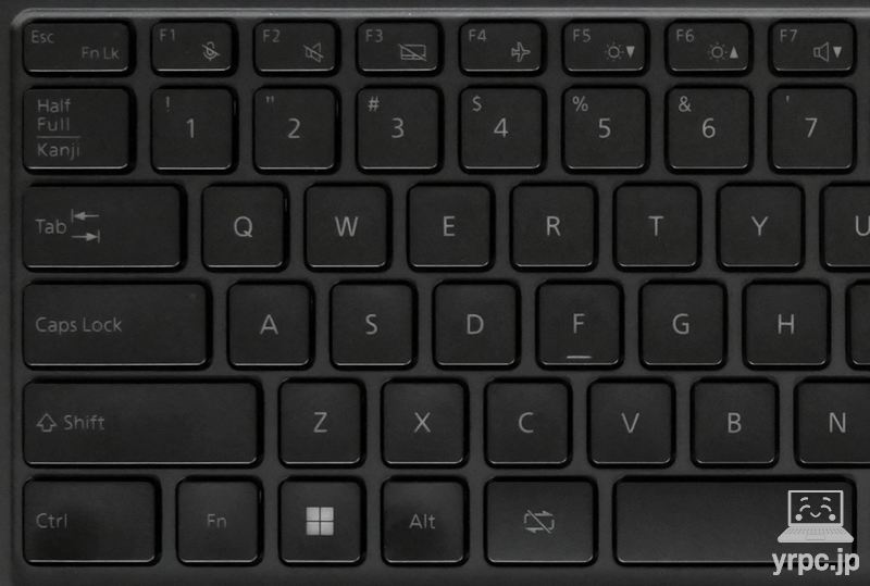 キーボードの左側