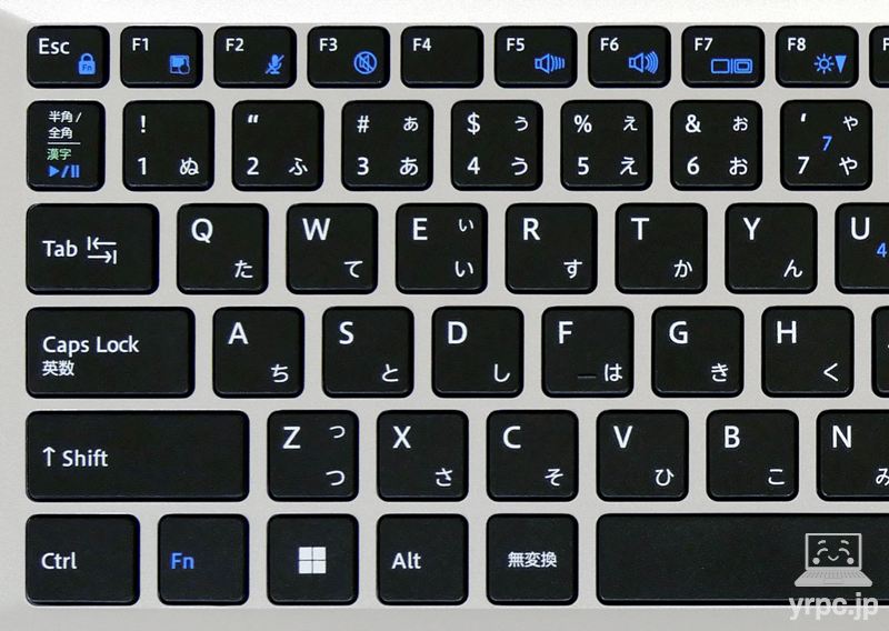 キーボードの左側