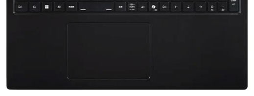 ドスパラ THIRDWAVE DX-16PN7Aのタッチパッド