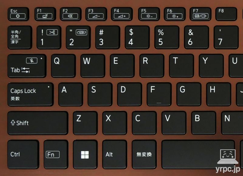 キーボードの左側