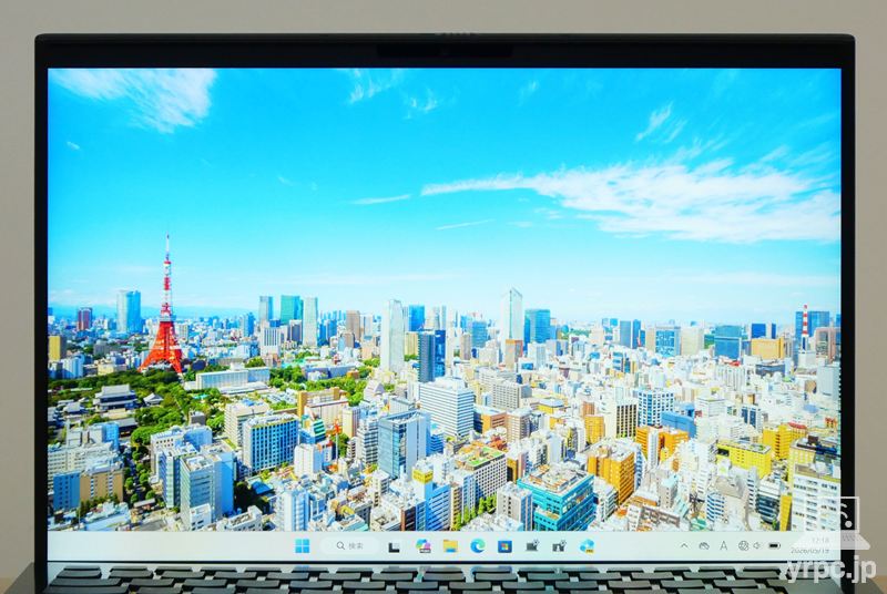 VAIO SX14-Rのディスプレイ正面