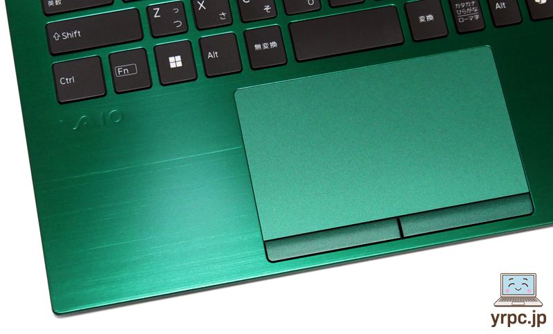 パームレストのアップ