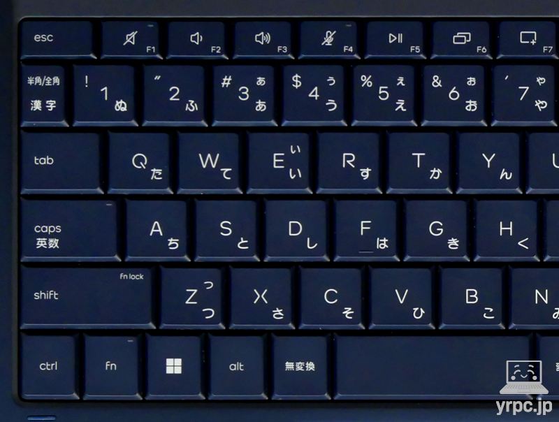 キーボードの左側
