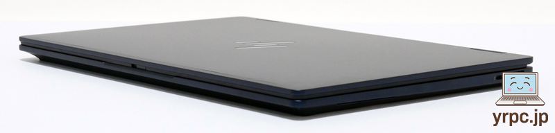 HP OmniBook X Flip 14-kbを折りたたんだ様子：斜め上から
