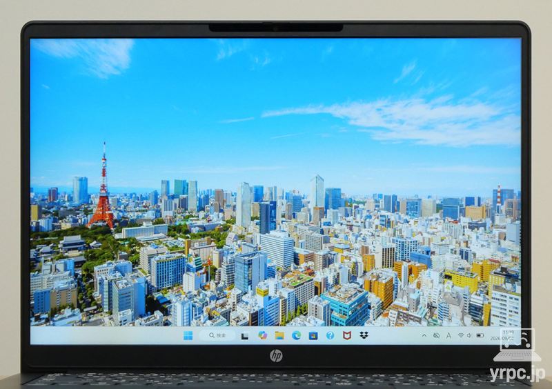 HP OmniBook 3 14-hy/hwのディスプレイ正面