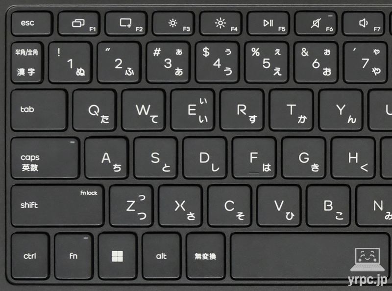 キーボードの左側