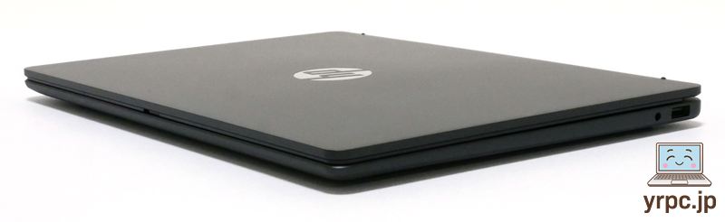 HP OmniBook 3 14-hy/hwを折りたたんだ様子：斜め上から