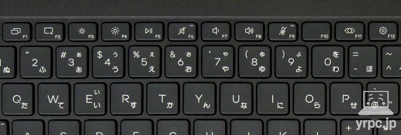 HP OmniBook 3 17-dfのFキー