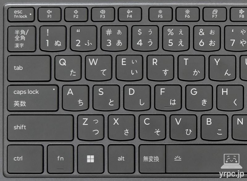 キーボードの左側