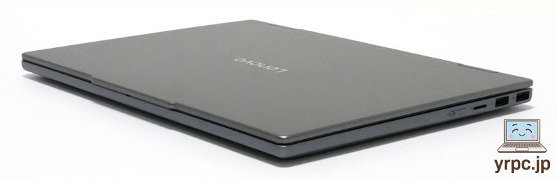IdeaPad 5i 2-in-1 Gen 11 (14型 Intel)を折りたたんだ様子:斜め上から