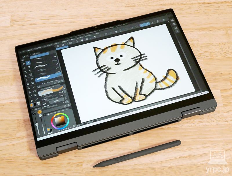 ペンでの描き心地チェック