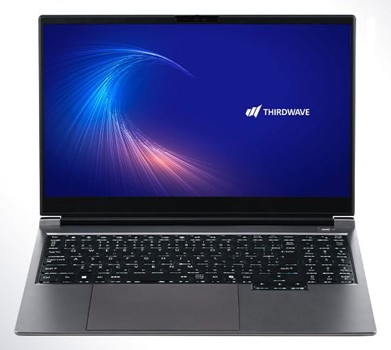 ドスパラ THIRDWAVE DA5-C7HIGA-08Sのディスプレイ