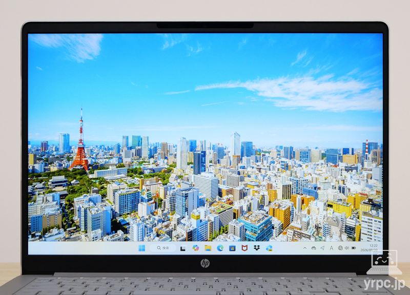 HP OmniBook 3 14-hzのディスプレイ正面