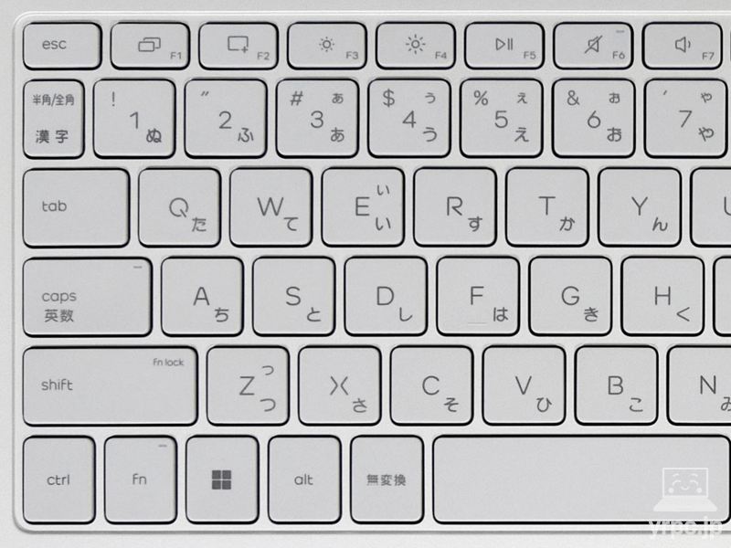 キーボードの左側
