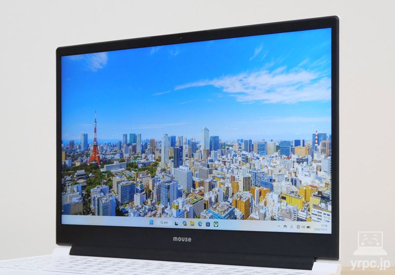 NEXTGEAR J5-A5G50WT-A（ホワイト）の視野角チェック 横から見たところ