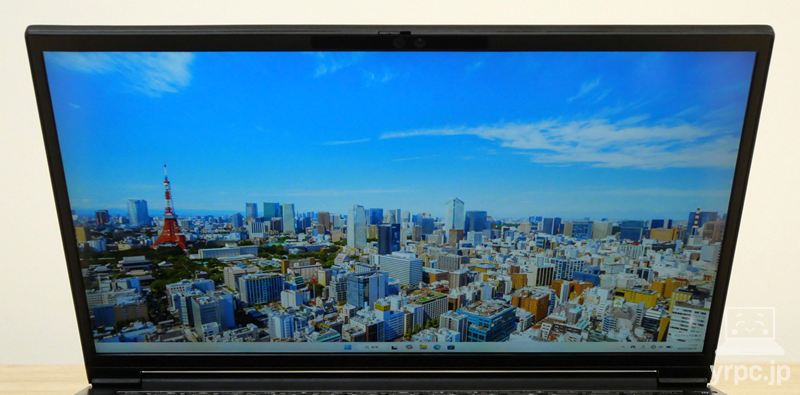 THIRDWAVE MA4-C5UIGA-08Bの視野角チェック 上から見たところ