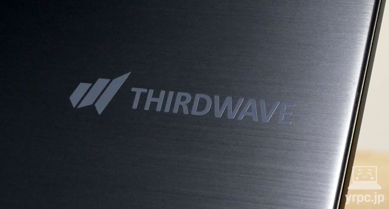 THIRDWAVE MA4-C5UIGA-08Bの天板ロゴのアップ